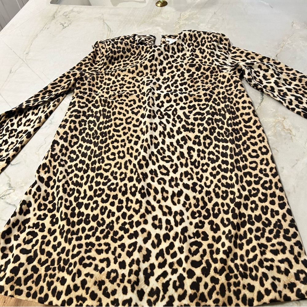 H&M medium leopard mini dress